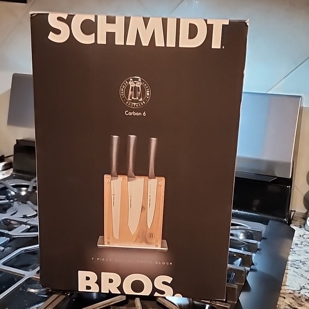 Schmidt Brothers Carbon 6, 7 Piece Knife Block Set - Picture 15 of 16